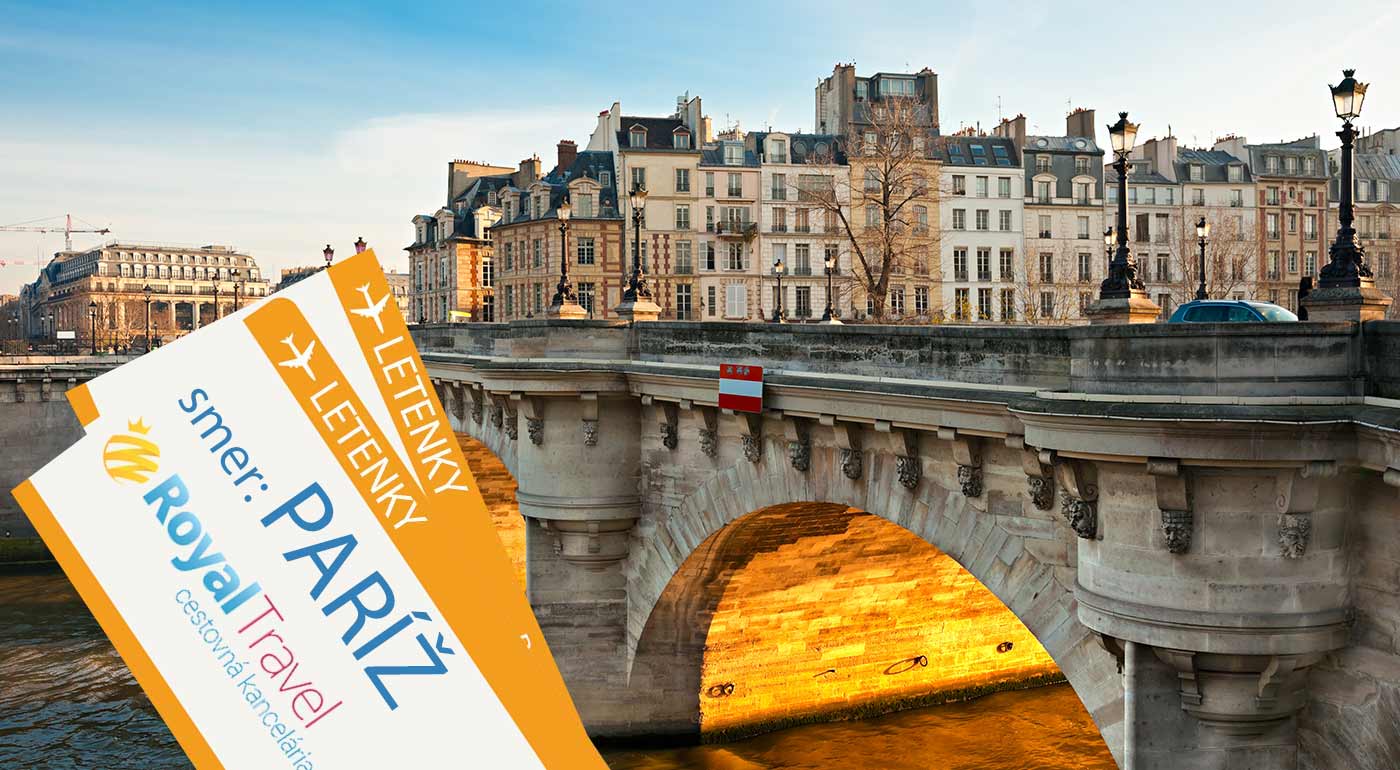 Letecký zájazd do Paríža