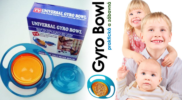 Gyro Bowl - kúzelná miska. Šikovná pomôcka pre deti i rodičov