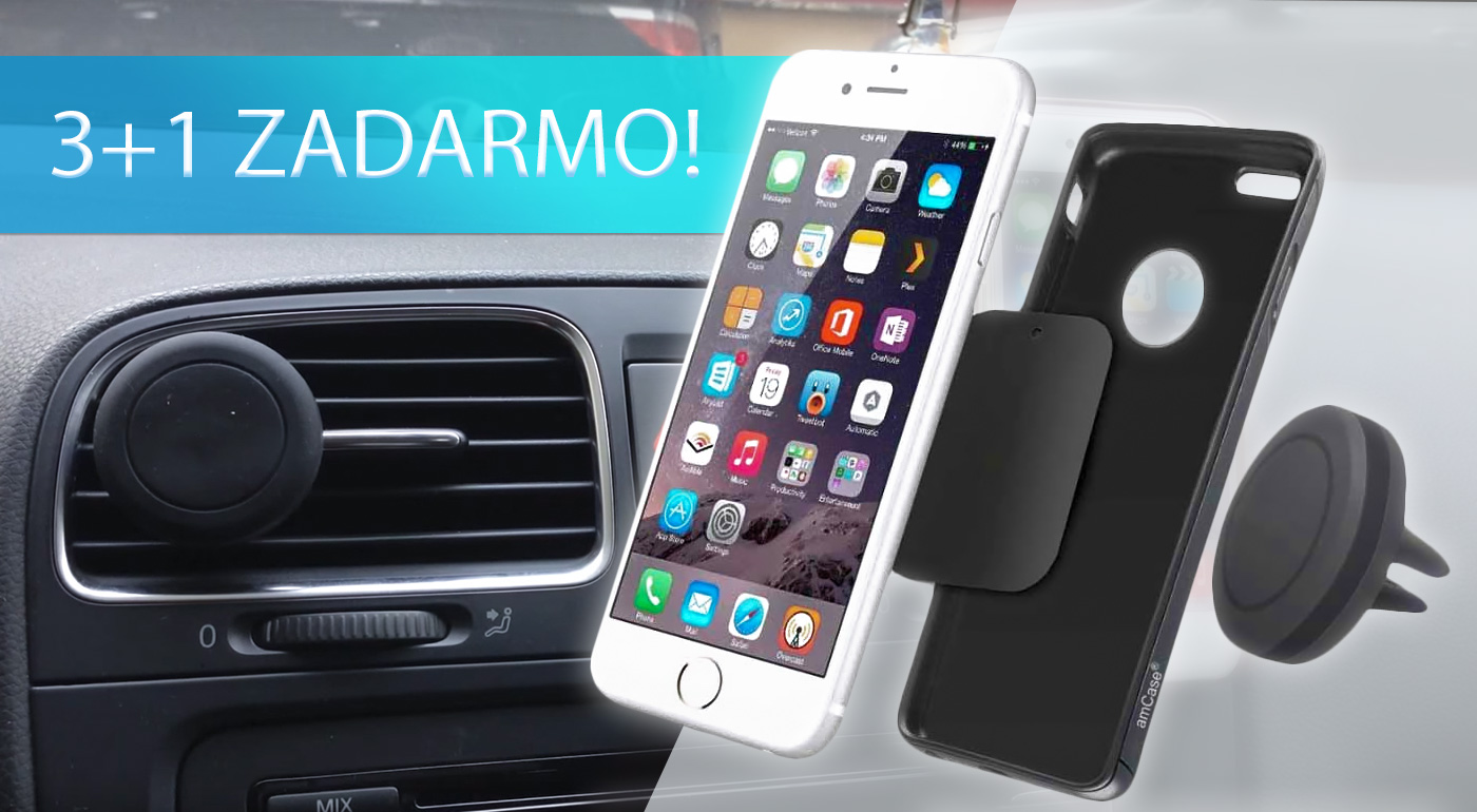 Magnetický držiak na mobil do auta. 3+1 ZDARMA! 