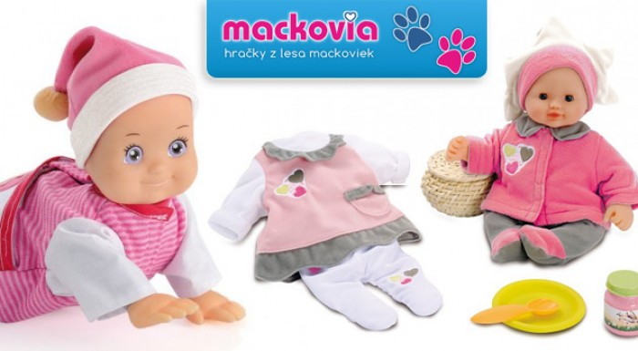 Lezúca a blabotajúca bábika Minikiss alebo roztomilá bábika Baby Nurse s bohatým príslušenstvom.