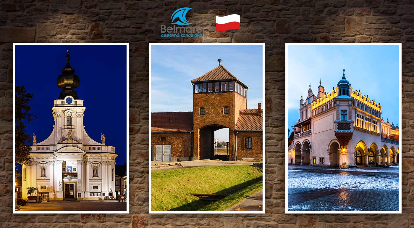 Poznávací zájazd do Osvienčimu, Krakowa a Wadowíc