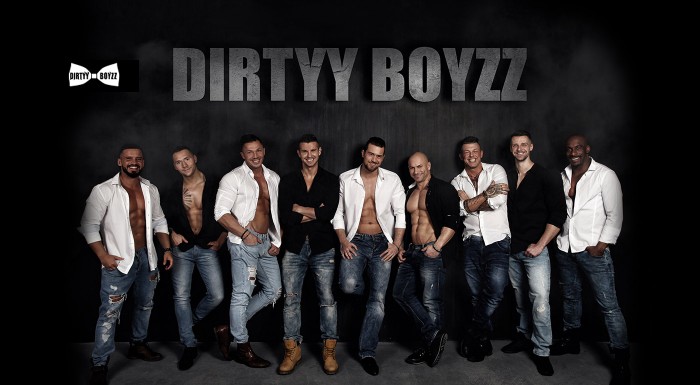 Hollywoodska noc striptérskej skupiny DIRTYY BOYZZ