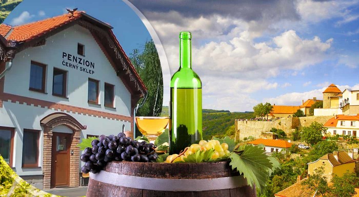 Pobyt v Penzióne Černý Sklep s ochutnávkou vín
