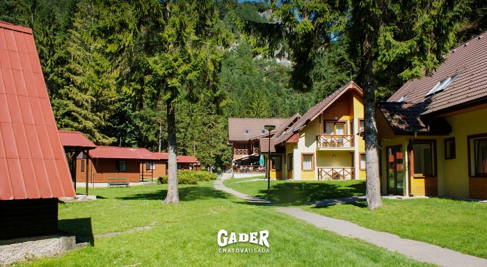 Chatová osada Gader uprostred Veľkej Fatry