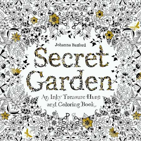 Antistresová omaľovánka Secret Garden (24 strán)