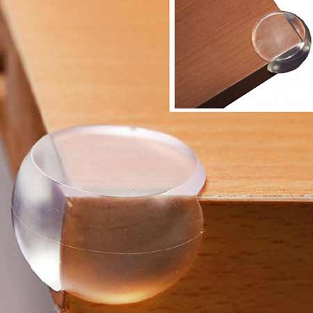 Silikónová ochrana na ostré rohy (4 ks)