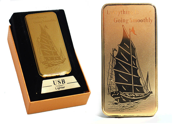 Zapaľovač s USB nabíjaním - Plachetnica