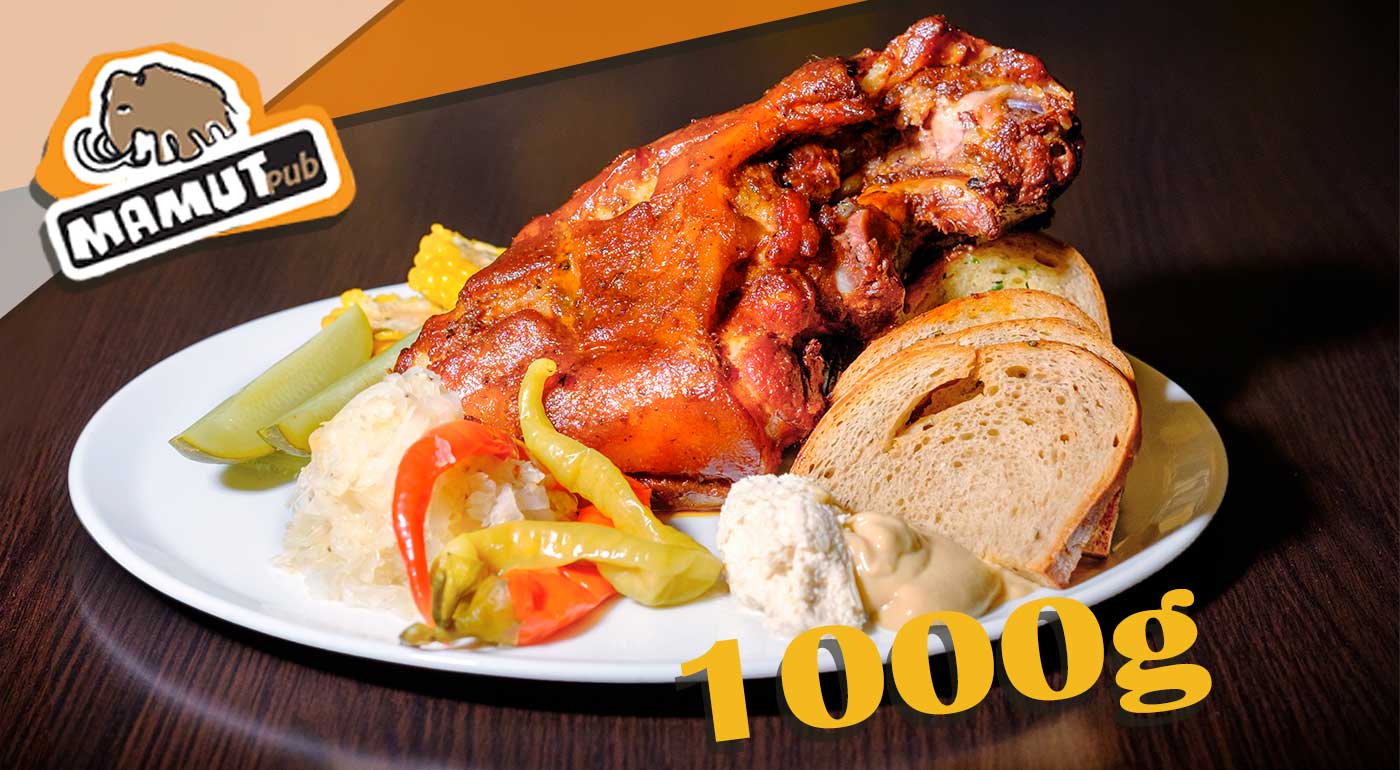 Parádne ugrilované bravčové koleno pre dvoch 