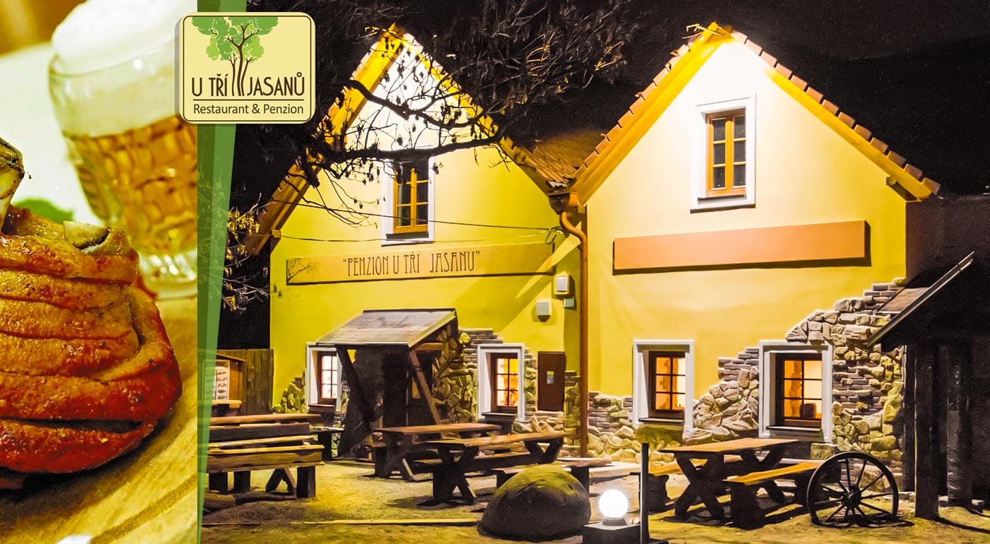 Pobyt v Penzióne U Tří Jasanů neďaleko Znojma