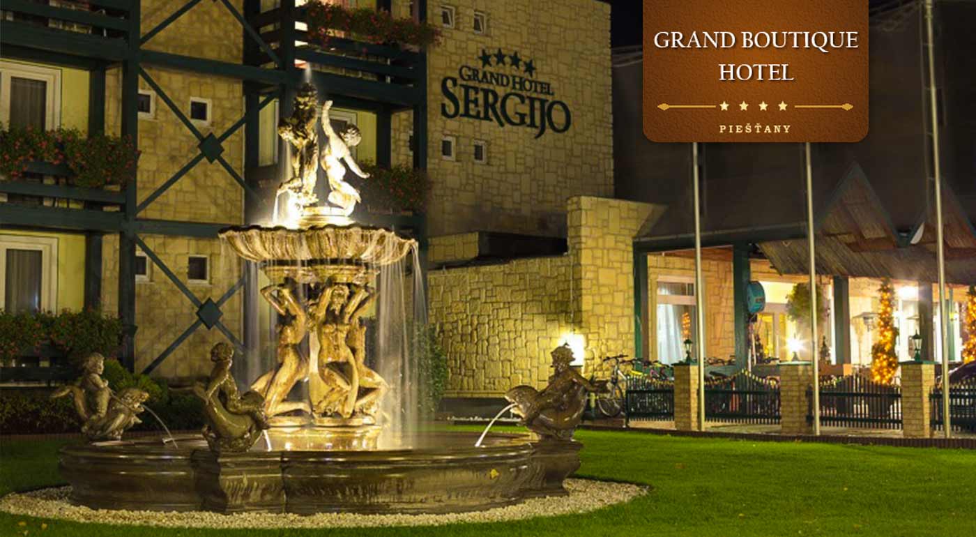 Romantická noc v Grand Boutique Hoteli Sergijo****