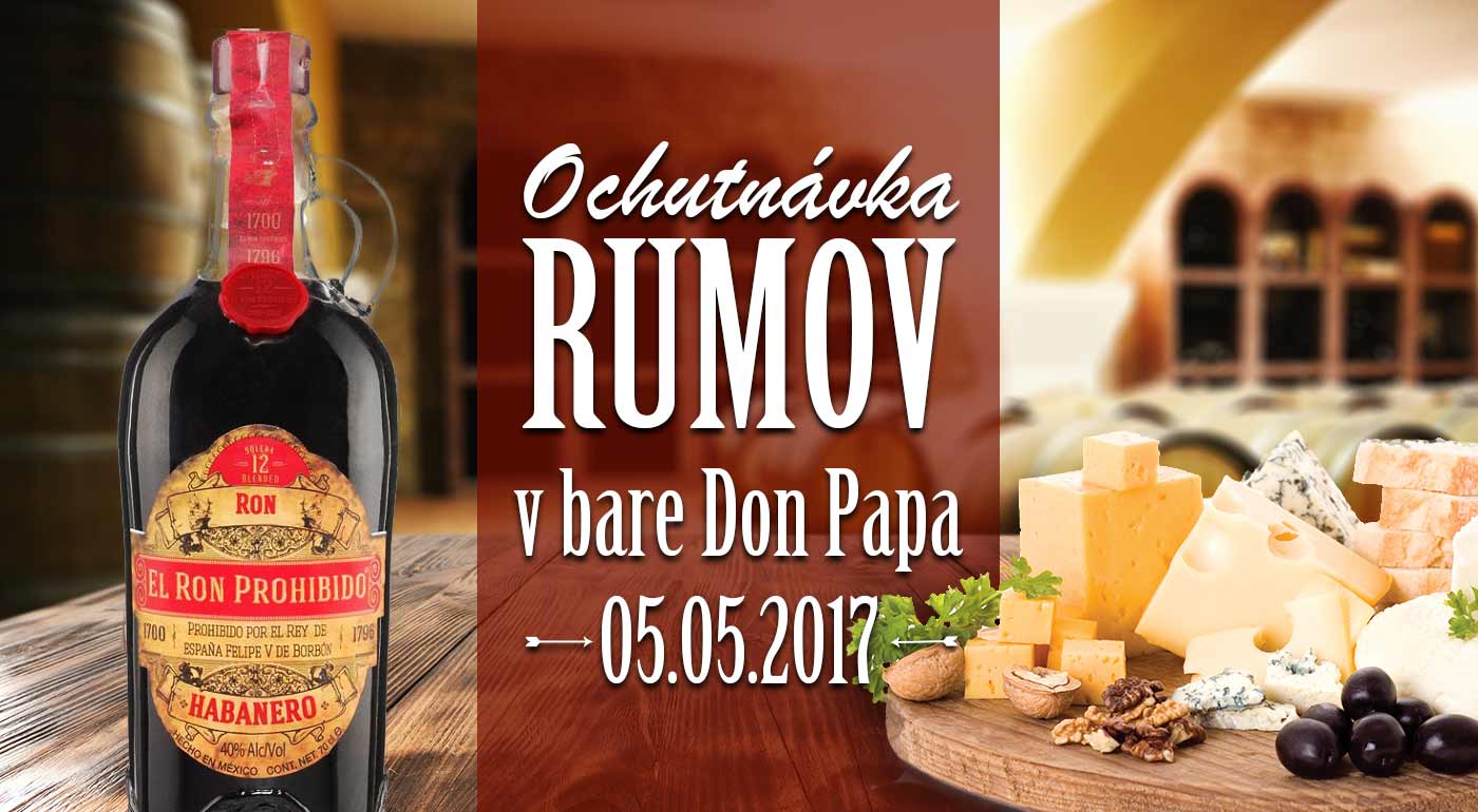 Ochutnávka prémiových rumov v Don Papa