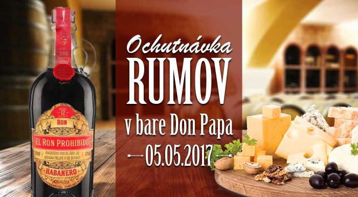 Ochutnávka prémiových rumov v Don Papa