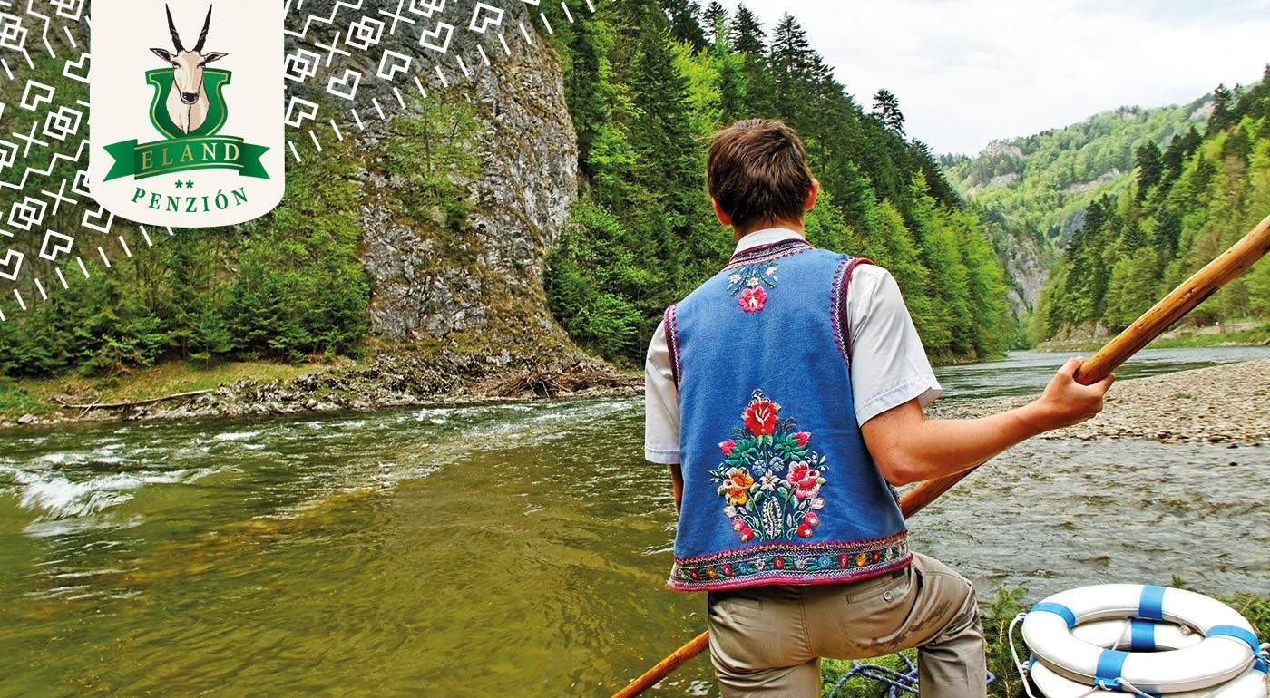 Splav na pltiach po Dunajci