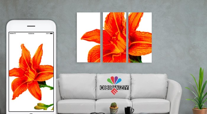 3-dielny a 4-dielny obraz s vlastnou fotografiou