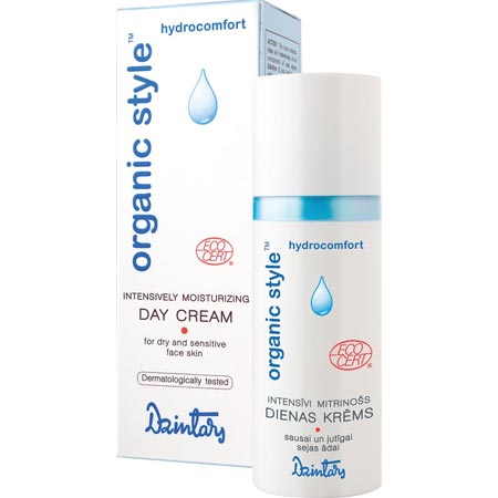 ORGANIC STYLE hydrocomfort Intenzívny hydratačný denný krém pre suchú a citlivú pleť (50 ml)