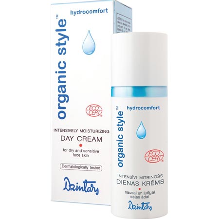 ORGANIC STYLE hydrocomfort Vyživujúci a zjemňujúci denný krém pre suchú a citlivú pleť (50 ml)