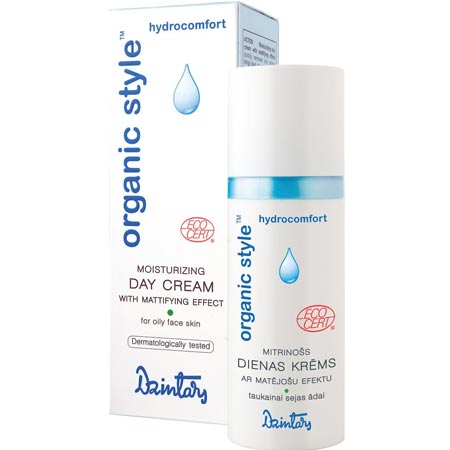 ORGANIC STYLE hydrocomfort Hydratačný denný krém so zmatňujúcim efektom pre mastnú pleť (50 ml)