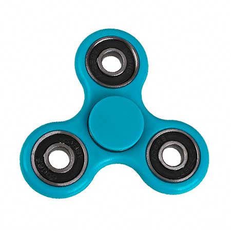 Fidget Spinner plastový - farba modrá