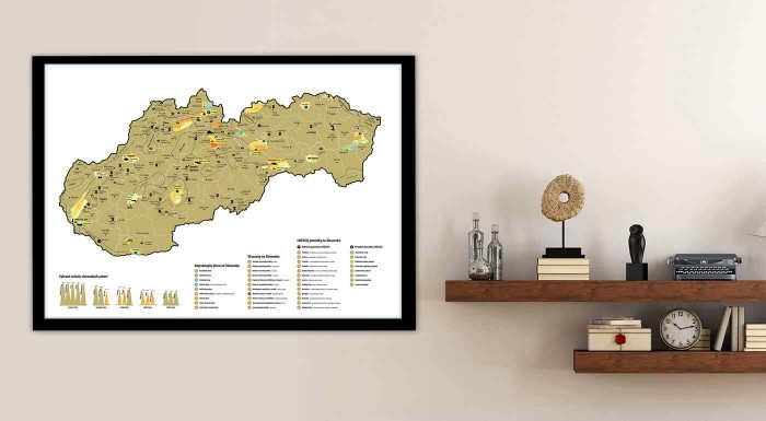 Stieracia mapa Slovenska