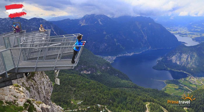 Hallstatt, vyhliadka 5 prstov a ľadová jaskyňa