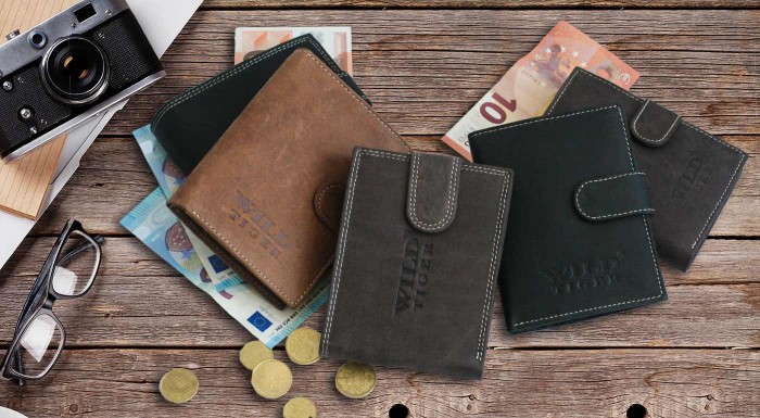 Pánske kožené peňaženky WILD