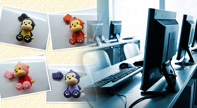 Funny 2 GB USB kľúč v tvare roztomilej opičky. Možnosť osobného odberu v Bratislave.