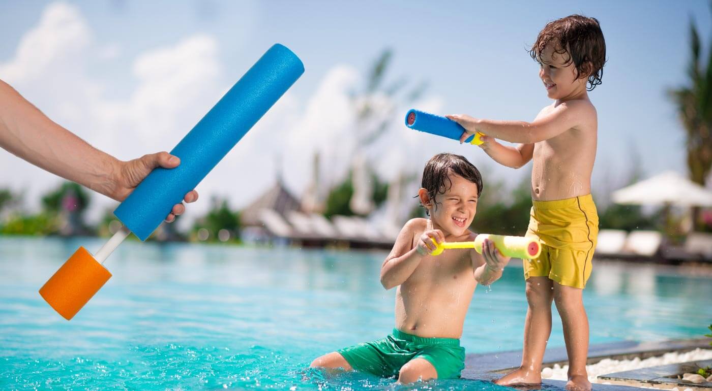 Plastové vodné delá pre deti