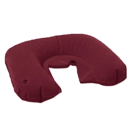 Travel Pillow Cestovný nafukovací vankúš - farba bordová