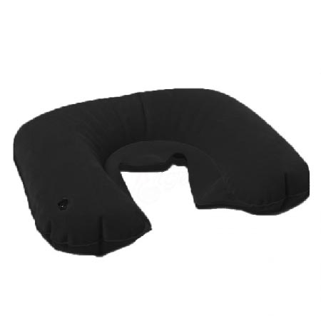 Travel Pillow Cestovný nafukovací vankúš - farba čierna