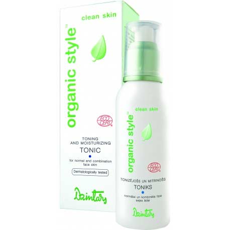 ORGANIC STYLE clean skin Tónujúce a hydratačné tonikum pre normálnu a zmiešanú pleť (150 ml)