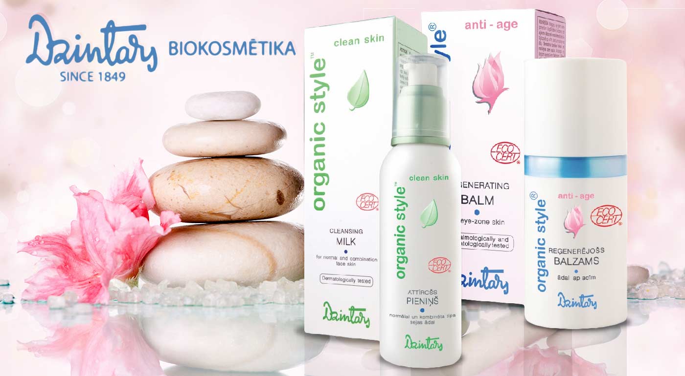 Prírodné pleťové krémy a čistiace toniká Dzintars