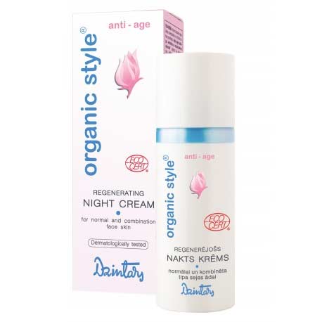 ORGANIC STYLE anti-age Regeneračný nočný krém pre normálnu a zmiešanú pleť (50 ml)