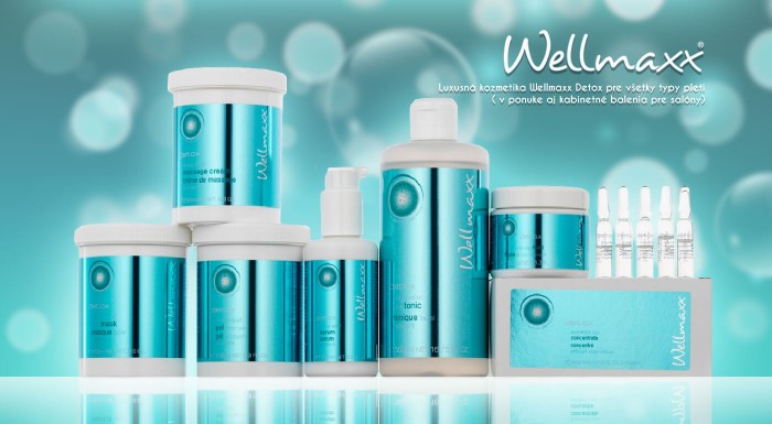 Kozmetika Wellmaxx Detox pre krásnu pleť