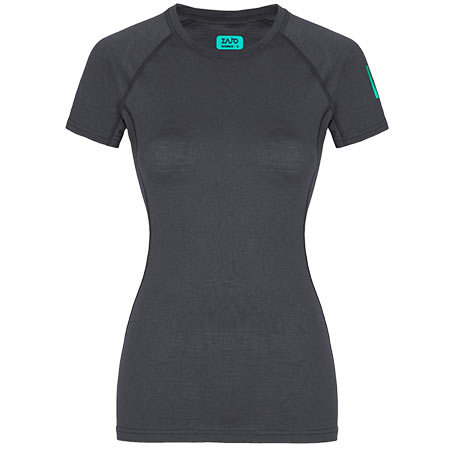 Dámske tričko Zajo Elsa Merino T-shirt SS Gray - veľkosť M