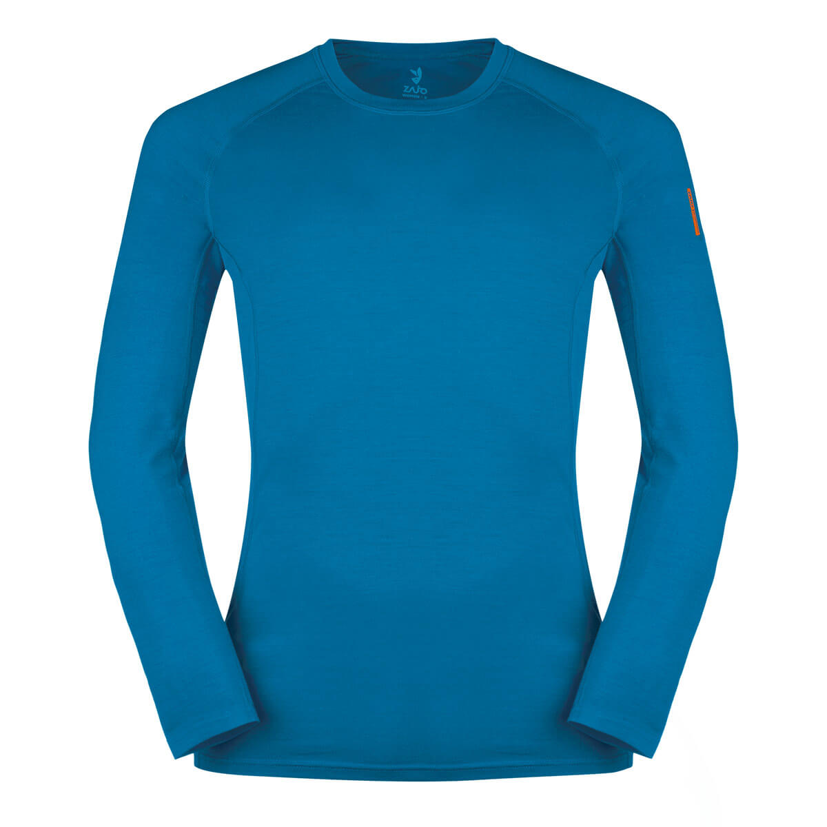 Pánske tričko Zajo Bjorn Merino Nylon T-shirt LS Greek Blue - veľkosť XS