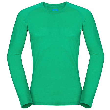 Pánske tričko Zajo Bjorn Merino T-shirt LS Bright Green - veľkosť S