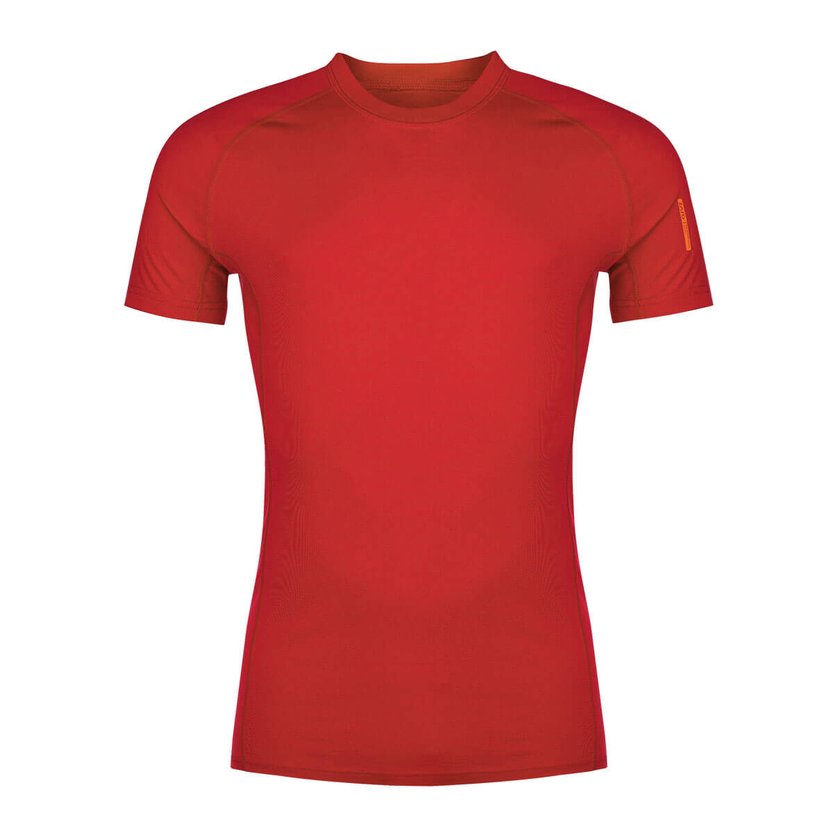 Pánske tričko Zajo Bjorn Merino Nylon T-shirt SS Racing Red - veľkosť XS