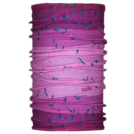 ZAJO Unitube Violet Flores multifunkčná šatka