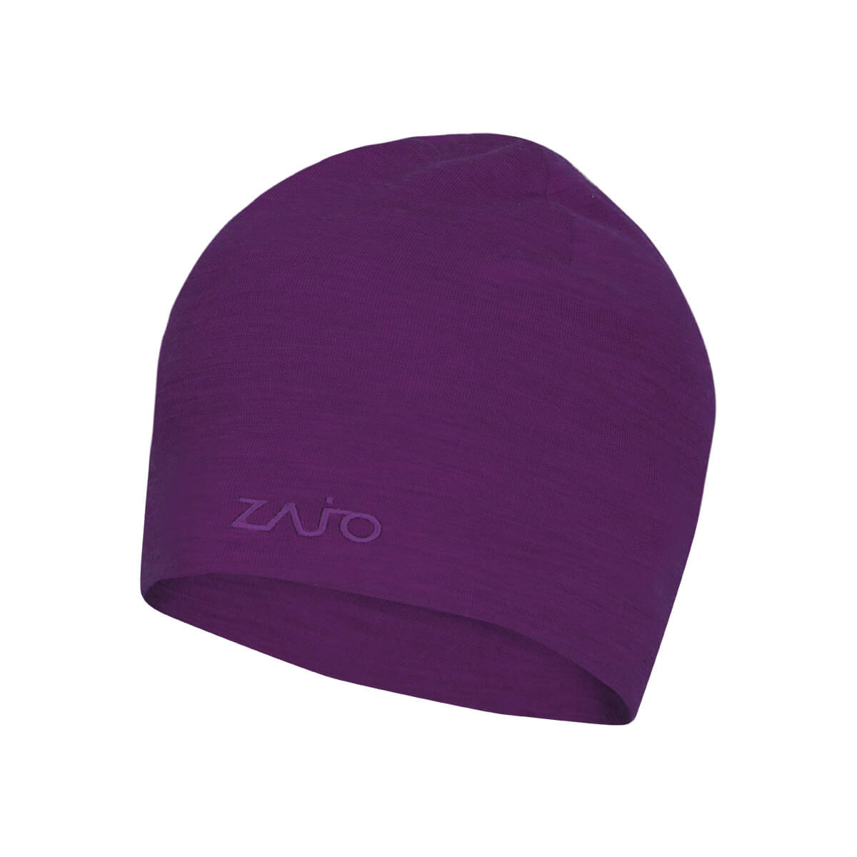 ZAJO Hals Typo Merino Beanie Dark Purple čiapka
