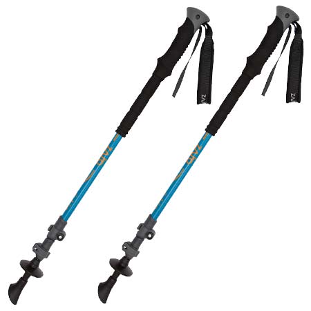 Zajo Trekking Poles Carbon Blue Jewel