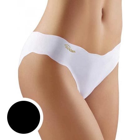 Bezšvové nohavičky Emili Wella čierne - veľkosť S