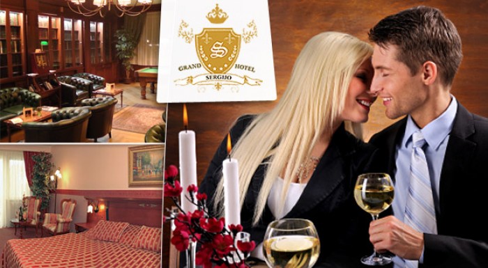 2 dňový pobyt pre 2 osoby v kúpeľnom meste Piešťany s romantickou atmosférou, fľašou sektu a večerou pri sviečkach.