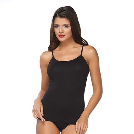 Elastické dámske tielko čierne - veľkosť S