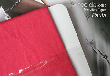 Dámske pančuchy Fiore Paula 40 DEN - farba raspberry - veľkosť S-2