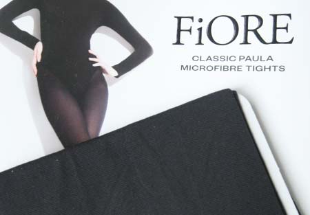 Dámske pančuchy Fiore Paula 40 DEN - farba antracyt - veľkosť S-2
