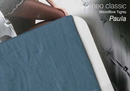Dámske pančuchy Fiore Paula 40 DEN - farba jeans - veľkosť S-2