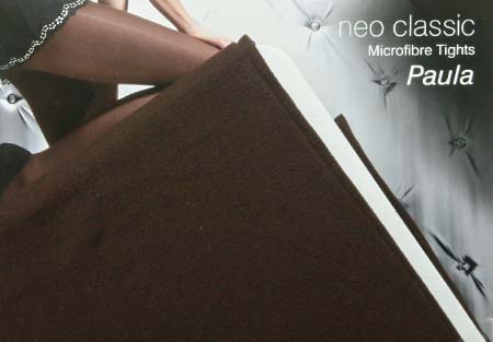 Dámske pančuchy Fiore Paula 40 DEN - farba mocca - veľkosť S-2