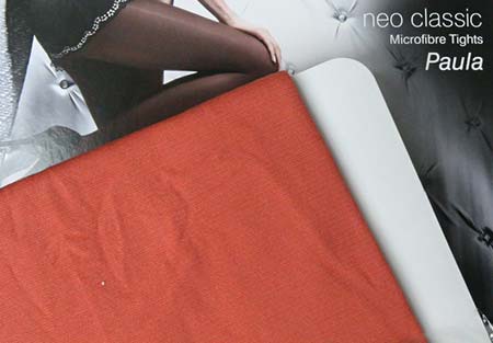 Dámske pančuchy Fiore Paula 40 DEN - farba papaya - veľkosť S-2