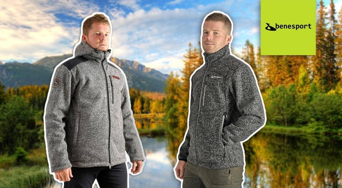 Pánske bundy, vesty a mikiny Benesport