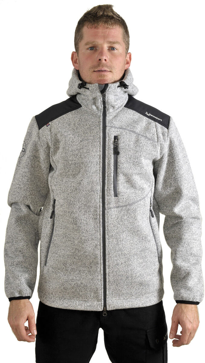 Benesport pánska bunda Gerlach - sivá, veľkosť XXXL